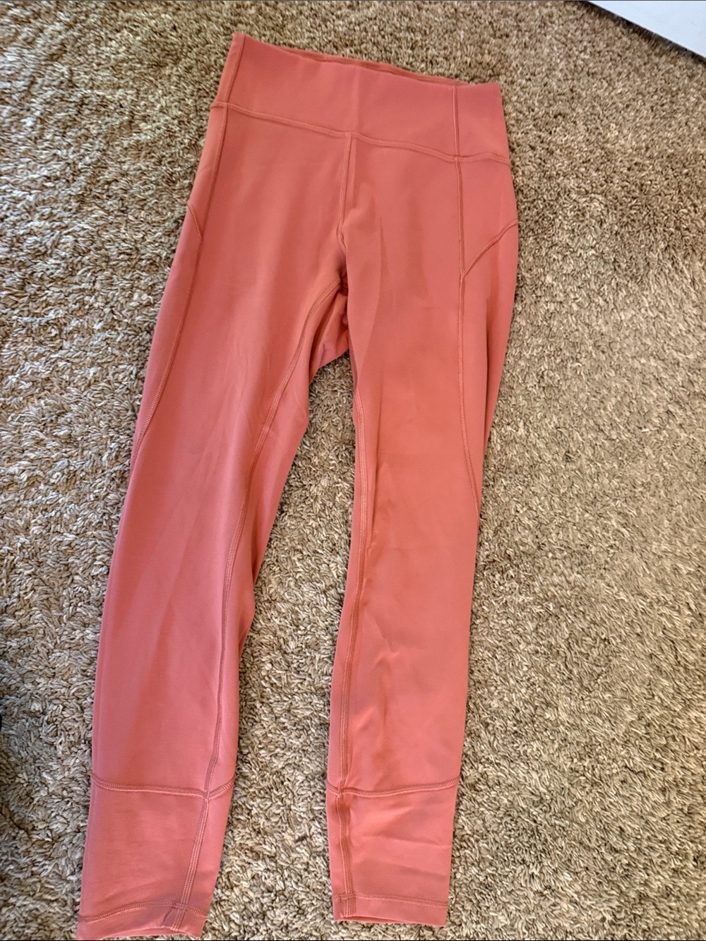 lululemon athletica Women’s Coral/Salmon Performance Leggings